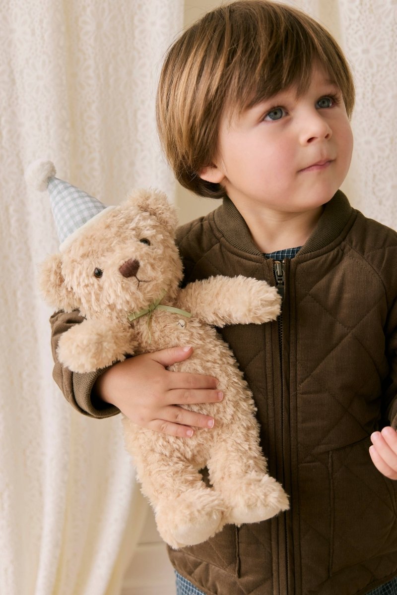Peluche Arthur l'ours de fête - Vichy - Snuggle Bunnies - Peluches - Boutique LeoLudo - Snuggle Bunnies