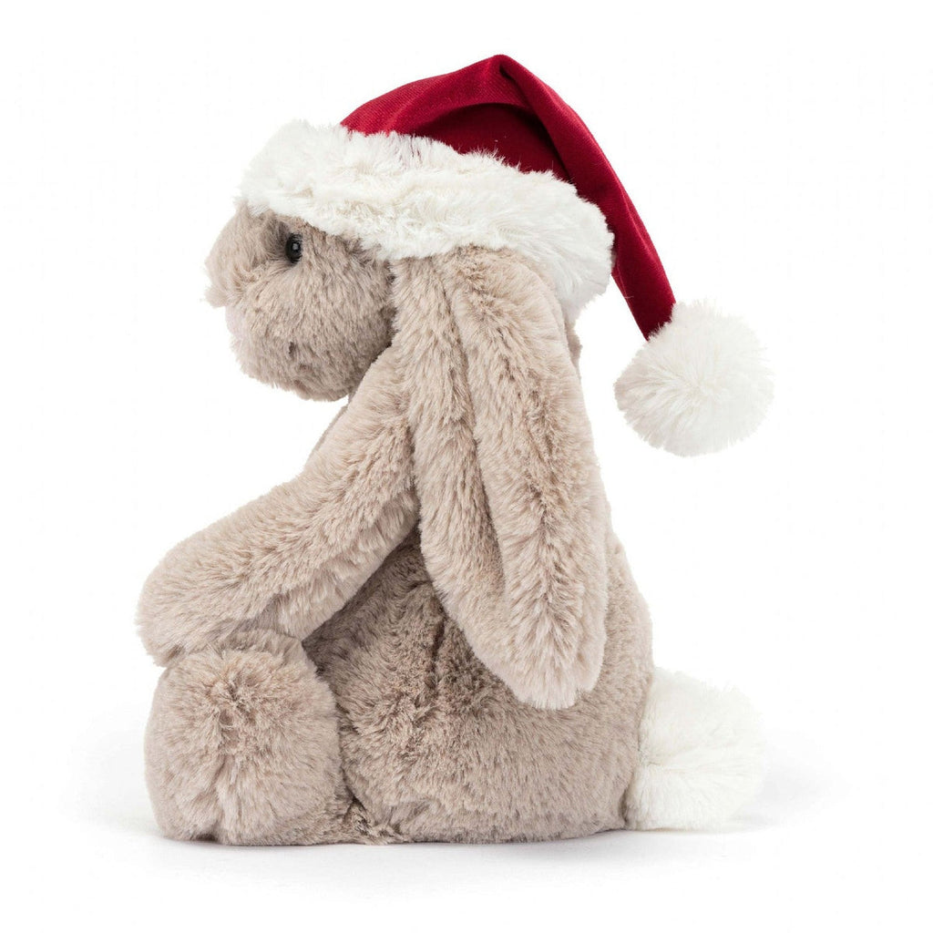 Peluche Bashful Bunny - Lapin beige de Noël (12")-Jellycat-Boutique LeoLudo