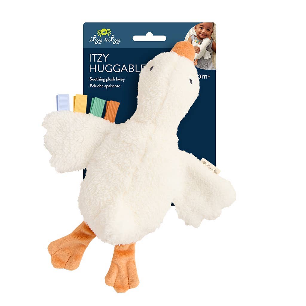 Peluche bébé à câliner – Itzy Huggable™ Gracie l’oie - Peluches - Boutique LeoLudo - Itzy Ritzy Canada