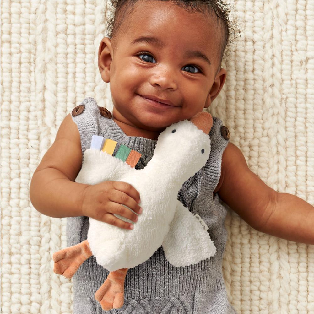 Peluche bébé à câliner – Itzy Huggable™ Gracie l’oie - Peluches - Boutique LeoLudo - Itzy Ritzy Canada