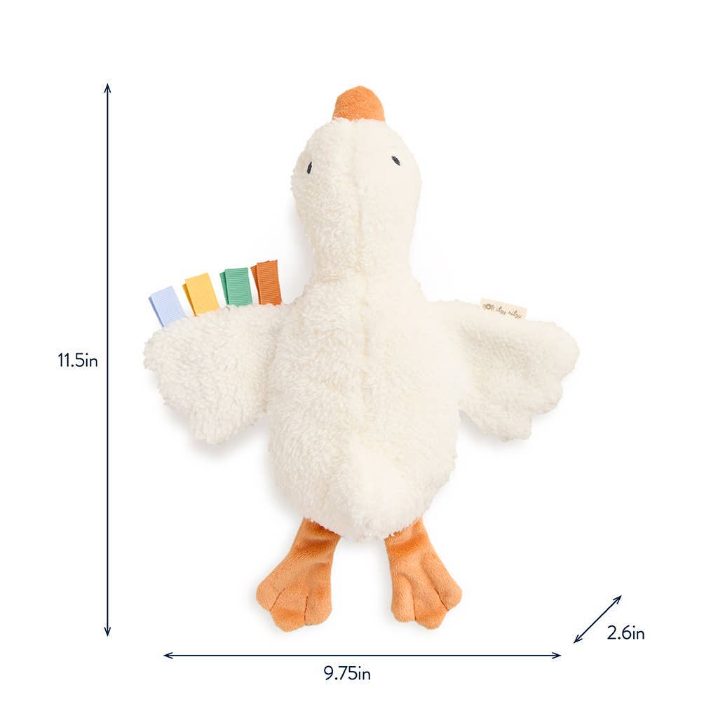 Peluche bébé à câliner – Itzy Huggable™ Gracie l’oie - Peluches - Boutique LeoLudo - Itzy Ritzy Canada