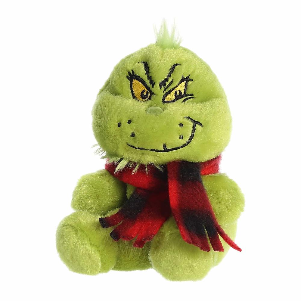Peluche Dr. Seuss - Grinch avec écharpe (5") -Peluches- Boutique LeoLudo-Palm Pals