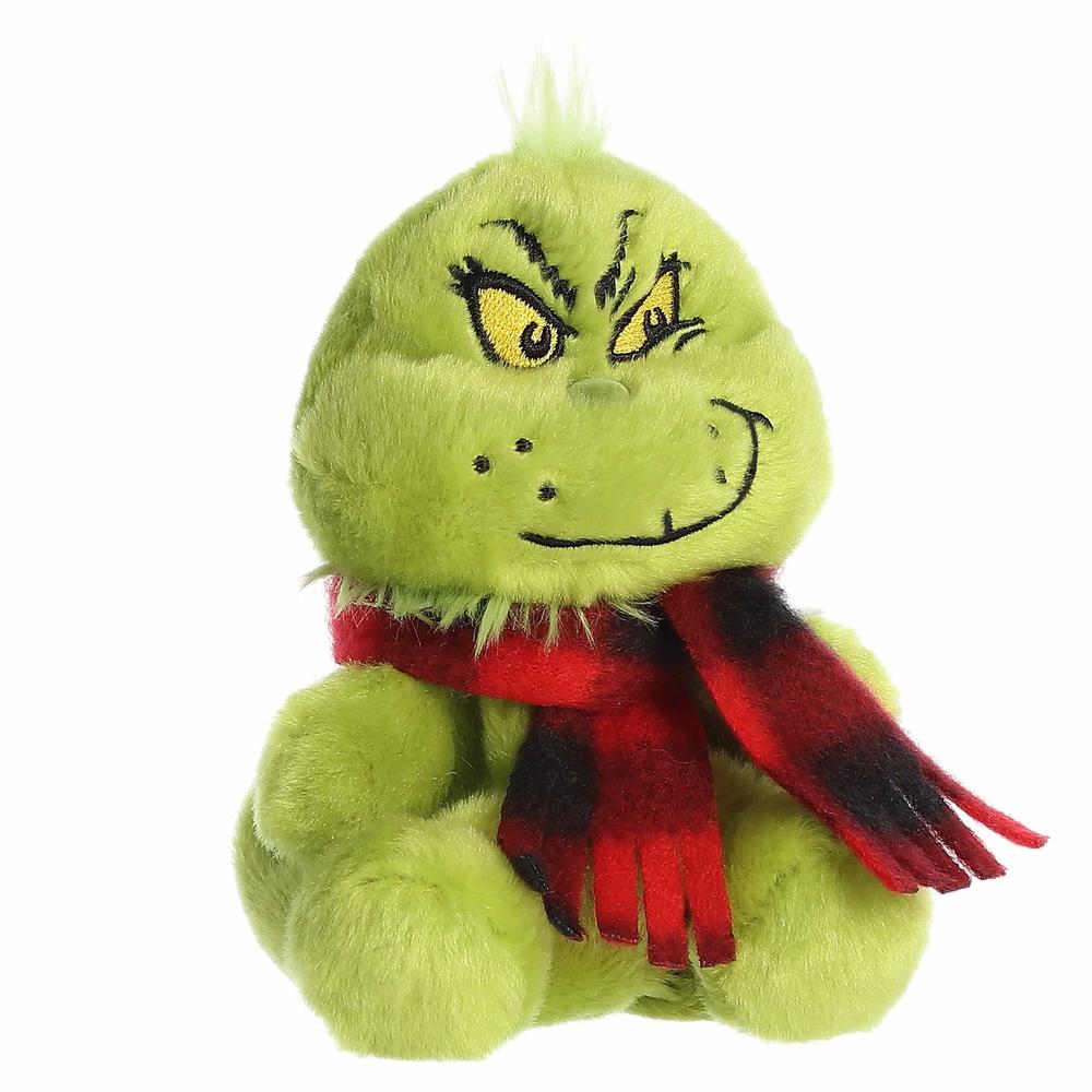Peluche Dr. Seuss - Grinch avec écharpe (5") -Peluches- Boutique LeoLudo-Palm Pals