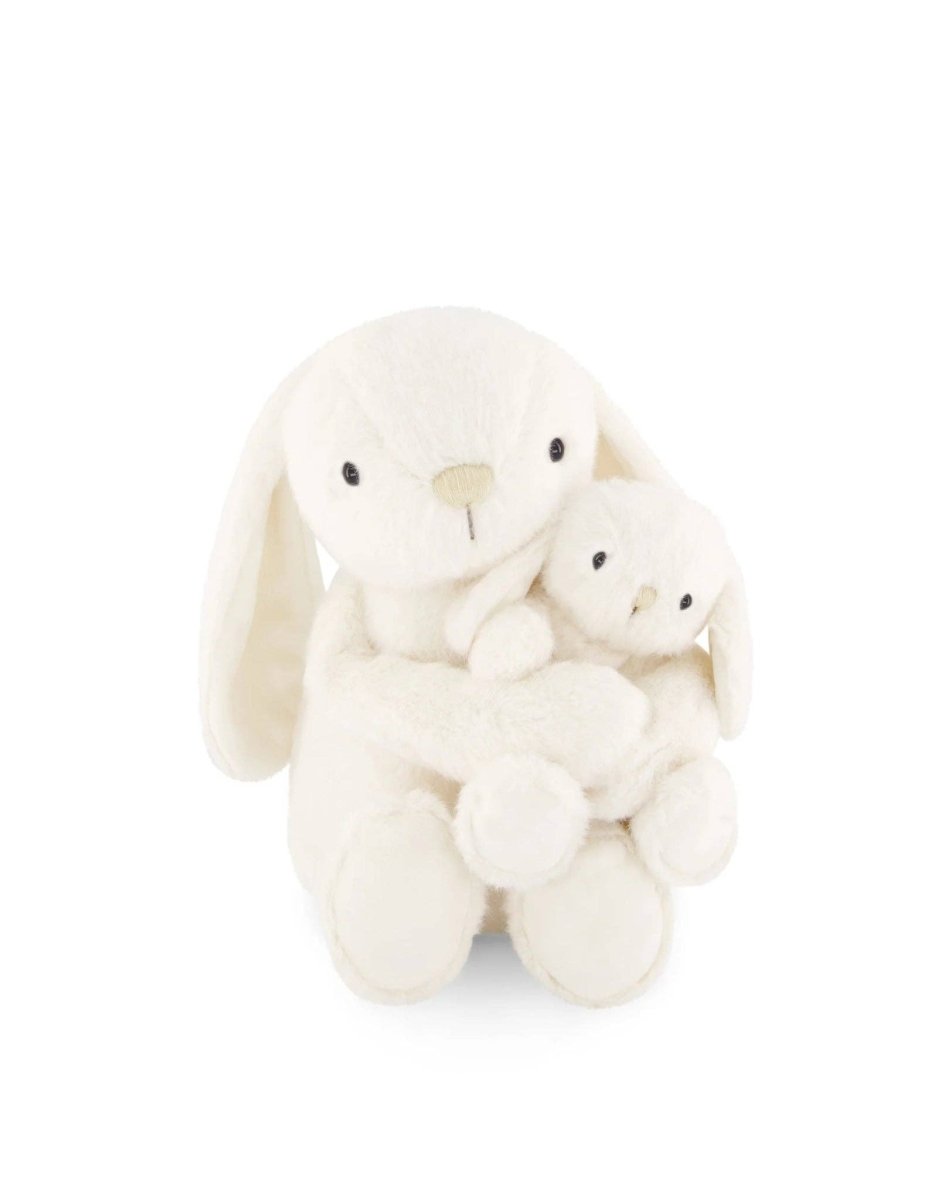 Peluche Frankie le lapin câlin et son bébé - Marshmallow - Snuggle Bunnies - Peluches - Boutique LeoLudo - Snuggle Bunnies