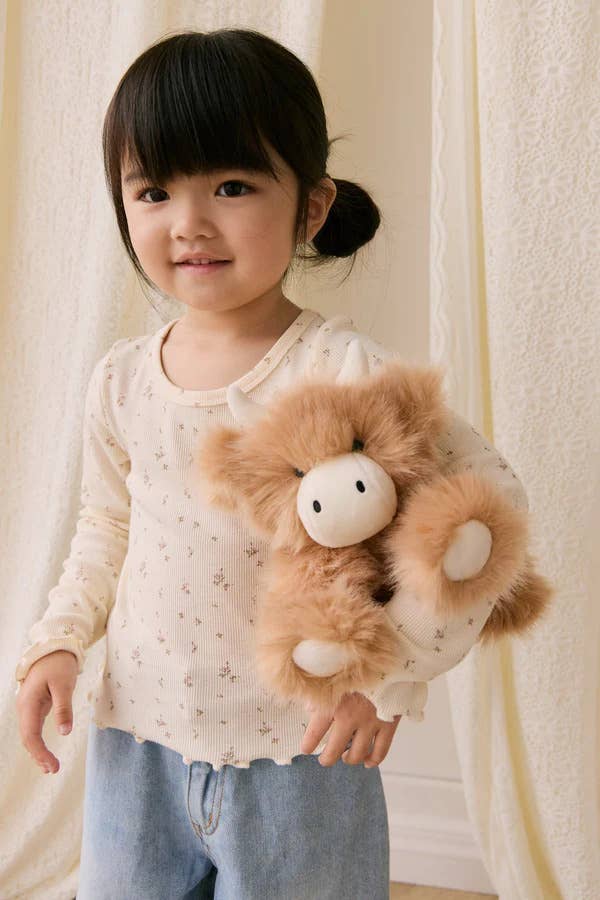 Peluche Hilda la vache highland - Caramel - Snuggle Bunnies - Peluches - Boutique LeoLudo - Snuggle Bunnies