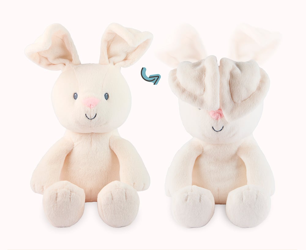 Peluche interactive Flora le lapin 7" - Peluches - Boutique LeoLudo - Gund