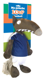 Peluche Loup foot - Livres - Boutique LeoLudo - Auzou