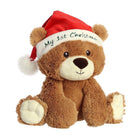 Peluche Mon premier ourson de Noël (10") -Peluches- Boutique LeoLudo-Aurora