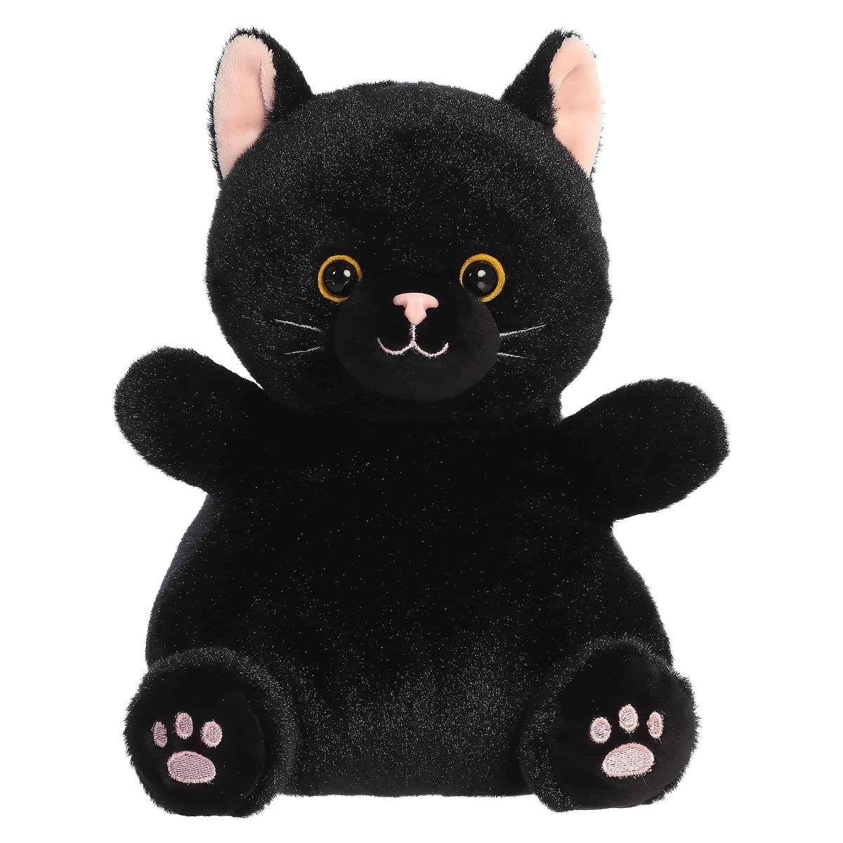 Peluche Palm Pals - Twilight le chat noir (8 po) -Peluches- Boutique LeoLudo-Palm Pals