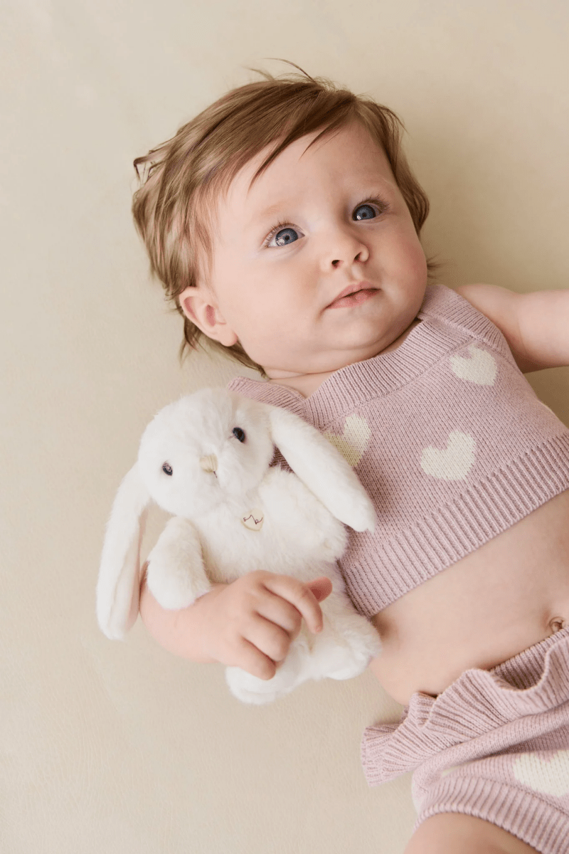 Peluche Pénélope le lapin 15cm - Marshmallow - Snuggle Bunnies -Peluches- Boutique LeoLudo-Snuggle Bunnies