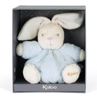 Peluche Perle - Lapin patapouf bleu (18 cm) -Peluches- Boutique LeoLudo-Kaloo