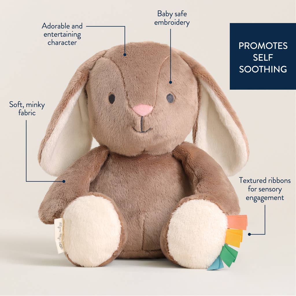 Peluche sensorielle bébé – Ana le lapin -Peluches- Boutique LeoLudo-Itzy Ritzy Canada