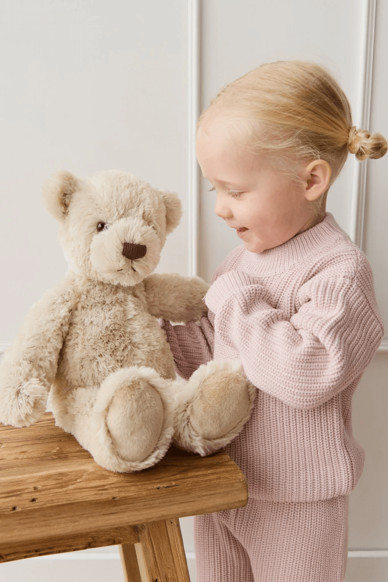 Peluche Théo l'ours - Snuggle Bunnies - Peluches - Boutique LeoLudo - Snuggle Bunnies