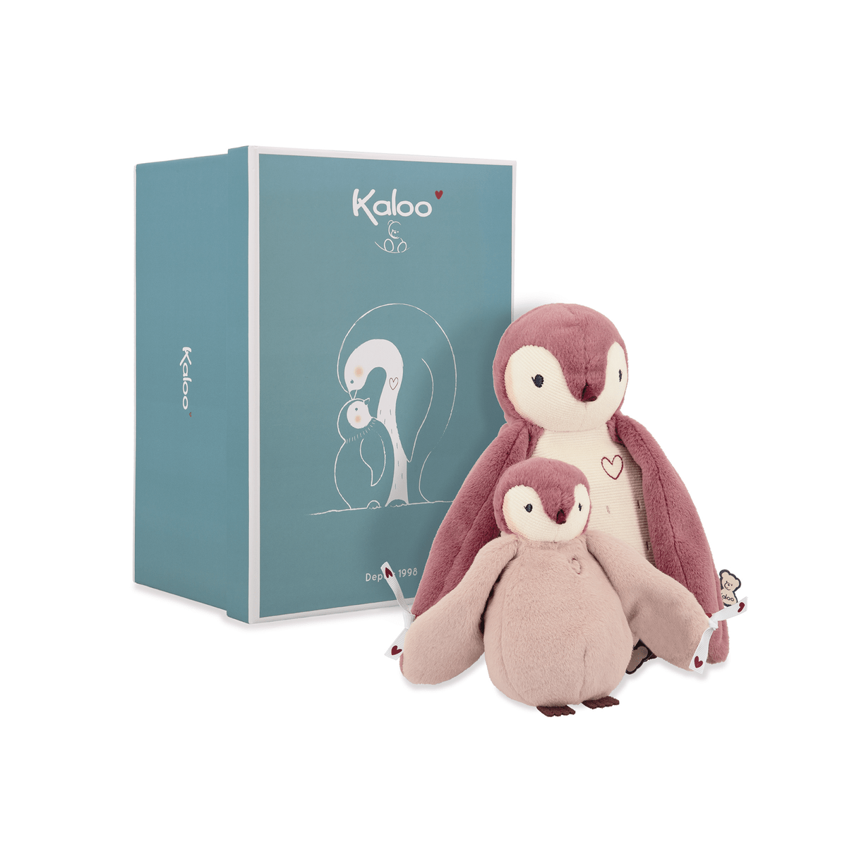 Peluches câlins - Pingouin rose - Peluches - Boutique LeoLudo - Kaloo