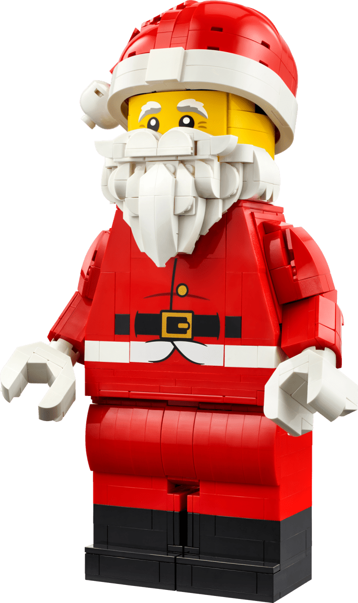 Père Noël géant façon figurine – LEGO® -Jeux de construction- Boutique LeoLudo-LEGO