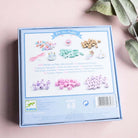 Perles en bois à enfiler - Arc-en-ciel (400 pcs)-Djeco-Boutique LeoLudo