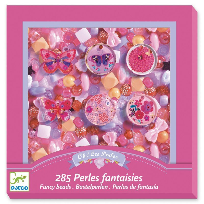 Perles fantaisies - Papillons (285 pcs) - Jeux de motricité fine - Boutique LeoLudo - Djeco