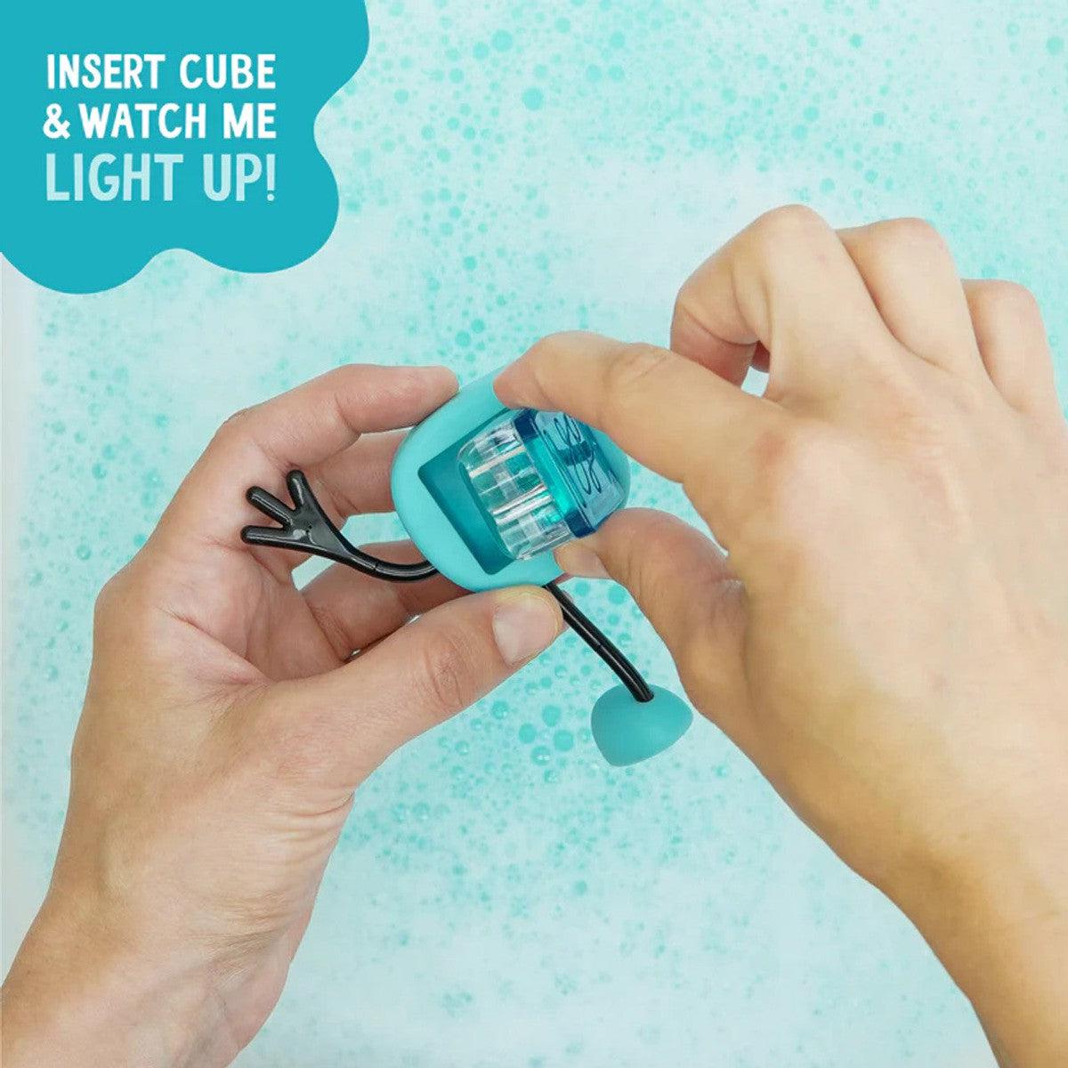 Personnage + cubes lumineux pour le bain Glo Pals - Blair (bleu) - Jouets de bain - Boutique LeoLudo - Glo Pals