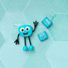 Personnage + cubes lumineux pour le bain Glo Pals - Blair (bleu) - Jouets de bain - Boutique LeoLudo - Glo Pals