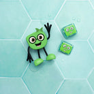 Personnage + cubes lumineux pour le bain Glo Pals - Pippa (vert) - Jouets de bain - Boutique LeoLudo - Glo Pals