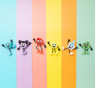 Personnage + cubes lumineux pour le bain - Lumi (mauve) - Jouets de bain - Boutique LeoLudo - Glo Pals