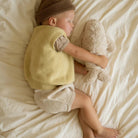 Phoque Moonie sable – Peluche apaisante biologique avec veilleuse - Jouets d'éveil - Boutique LeoLudo - moonie