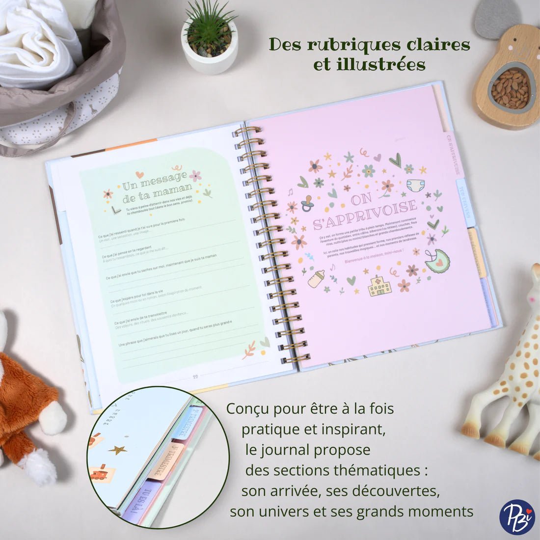 Planificateur bébé – Ton petit monde -Art & bricolage- Boutique LeoLudo-PBI