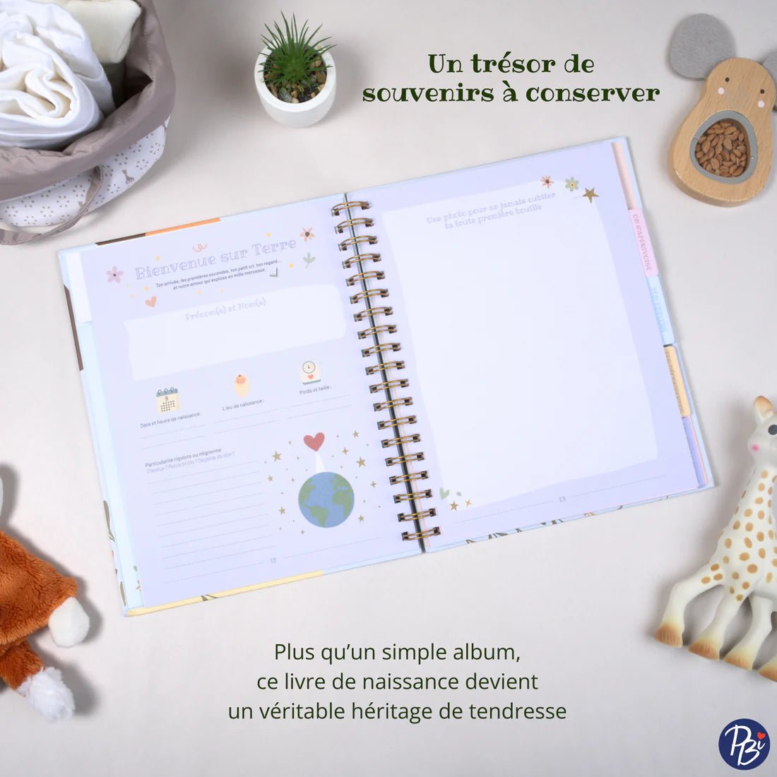 Planificateur bébé – Ton petit monde -Art & bricolage- Boutique LeoLudo-PBI
