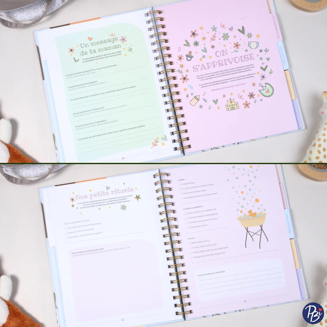 Planificateur bébé – Ton petit monde -Art & bricolage- Boutique LeoLudo-PBI