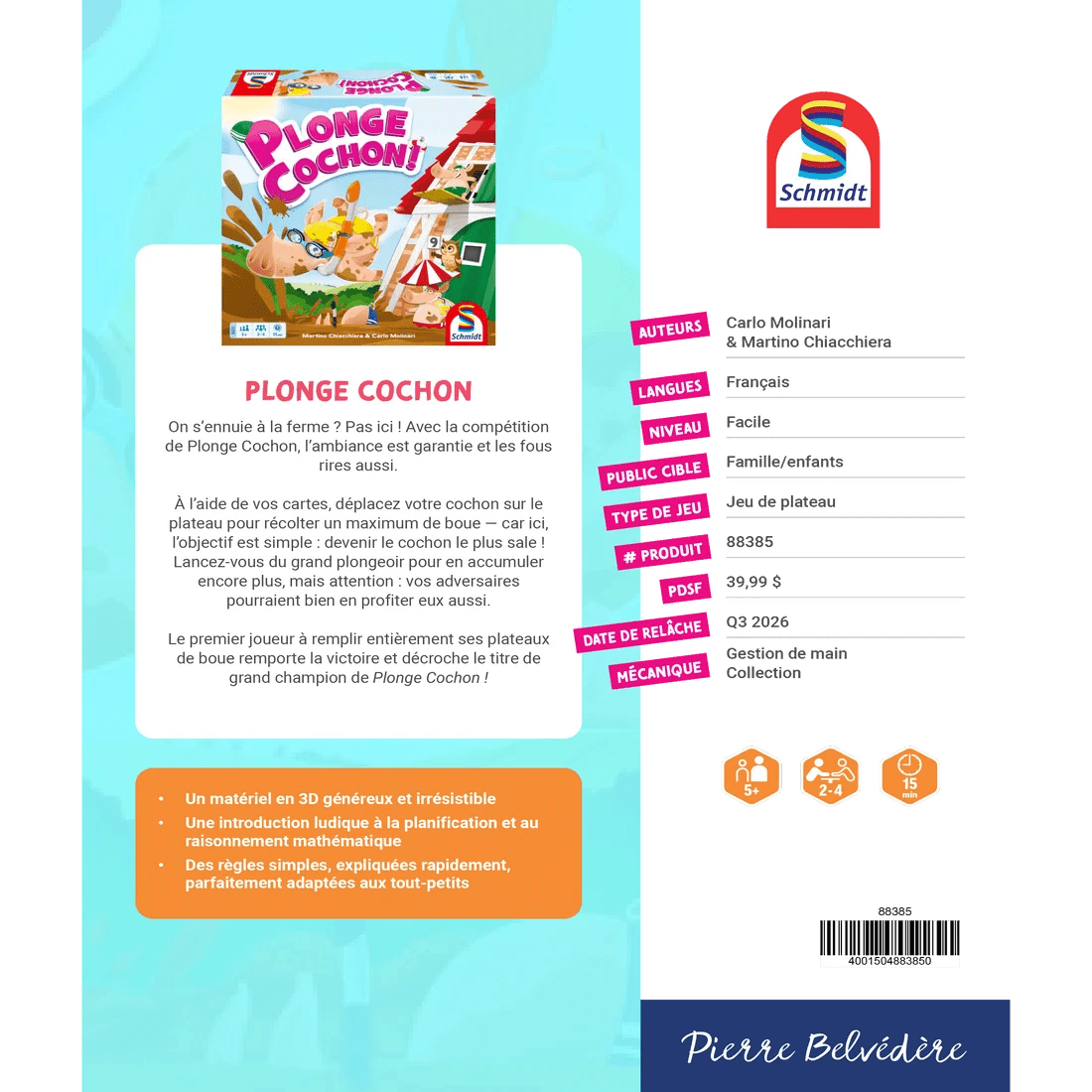 Plonge Cochon – Jeu de société -Jeux de société- Boutique LeoLudo-Schmidt