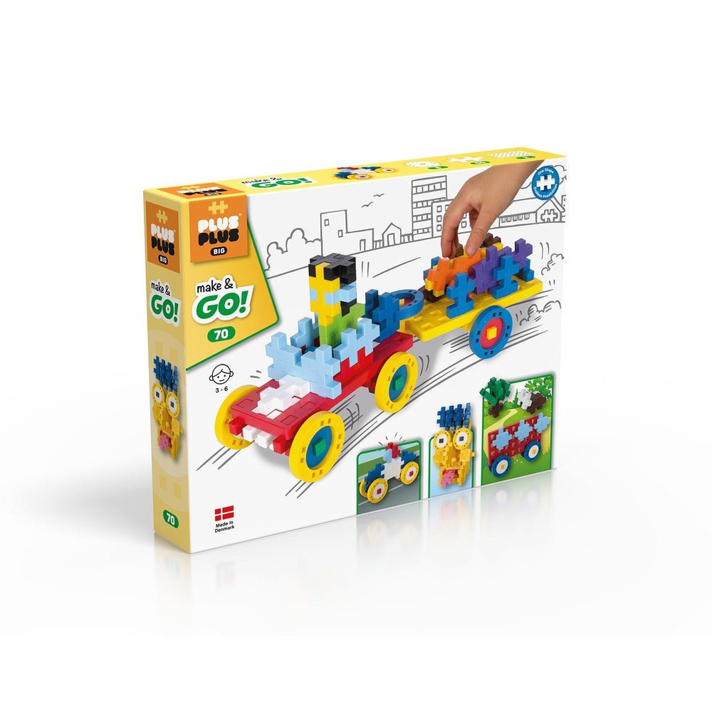 Plus - Plus Big - Make & Go (70 pcs) - Jeux de construction - Boutique LeoLudo - Plus - Plus