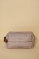 Pochette - Vichy brown -Sacs- Boutique LeoLudo-Minika