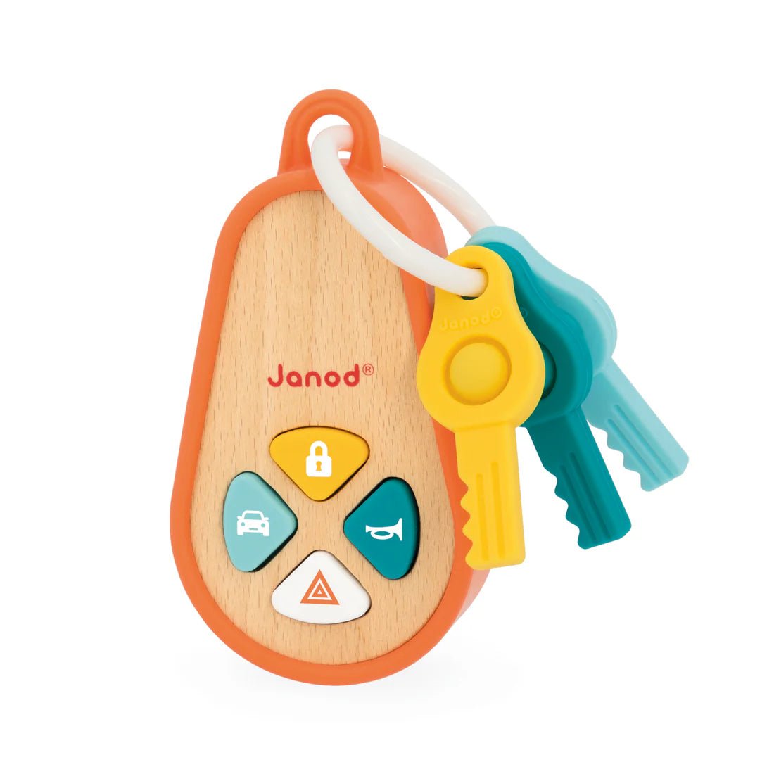 Porte - clés interactif classique Janod - Jouets d'éveil - Boutique LeoLudo - Janod