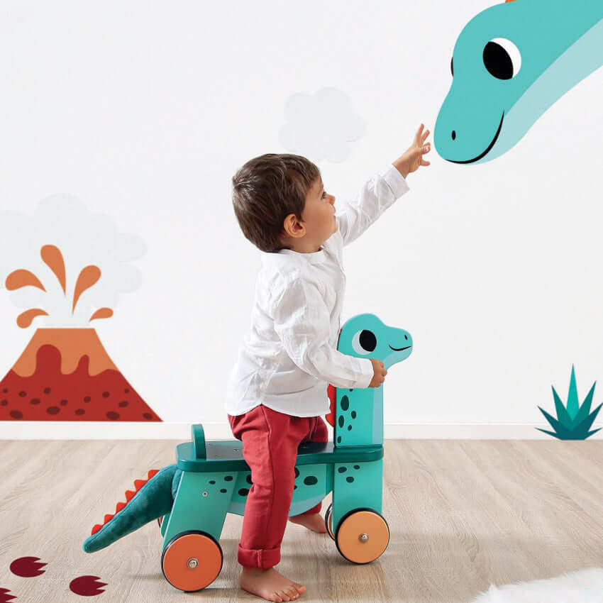 Porteur en bois Porto - saurus - Porteurs - Boutique LeoLudo - Janod