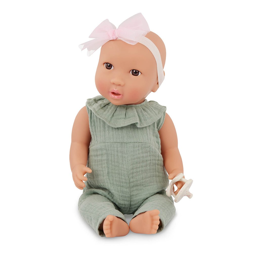 Poupée bébé LullaBaby 35 cm – Tenue une - pièce verte - Poupées - Boutique LeoLudo - LullaBaby