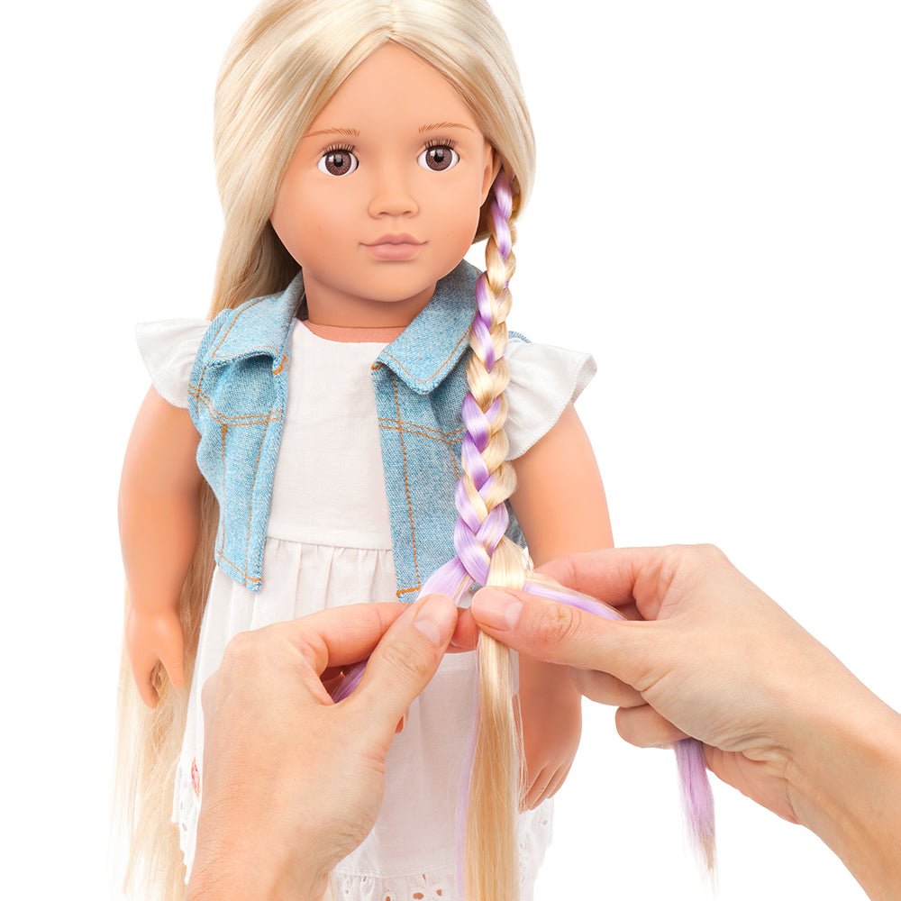 Poupée cheveux à coiffer - Phoebe 18" -Poupées- Boutique LeoLudo-Our Generation