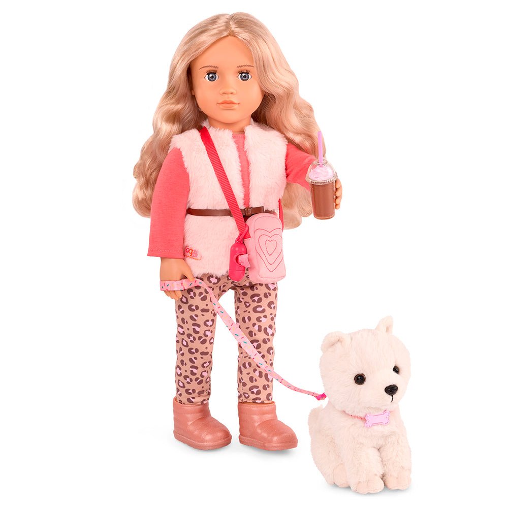 Poupée et animal - Kinsley et Kenzi le Shih Tzu 18" -Poupées- Boutique LeoLudo-Our Generation