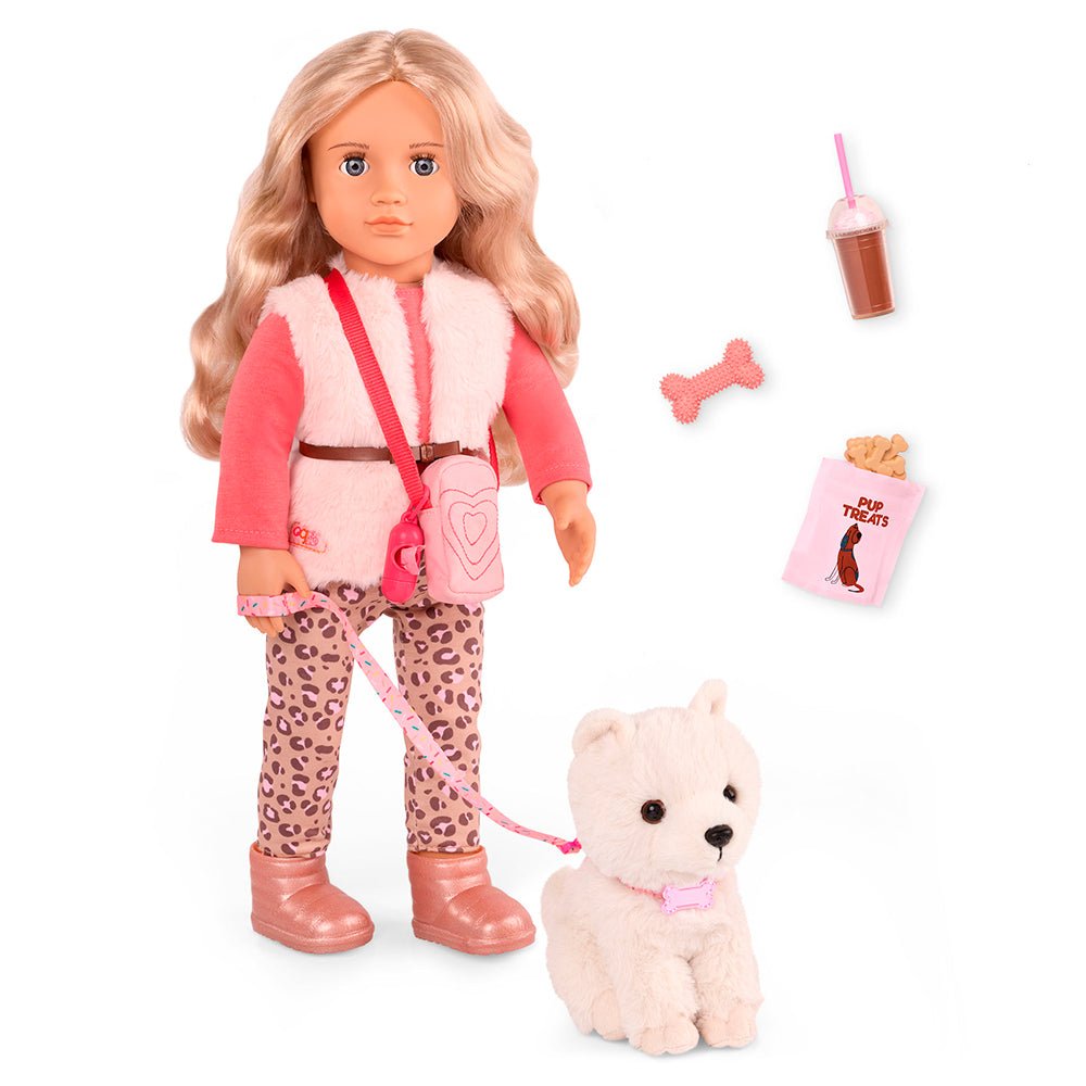 Poupée et animal - Kinsley et Kenzi le Shih Tzu 18" -Poupées- Boutique LeoLudo-Our Generation