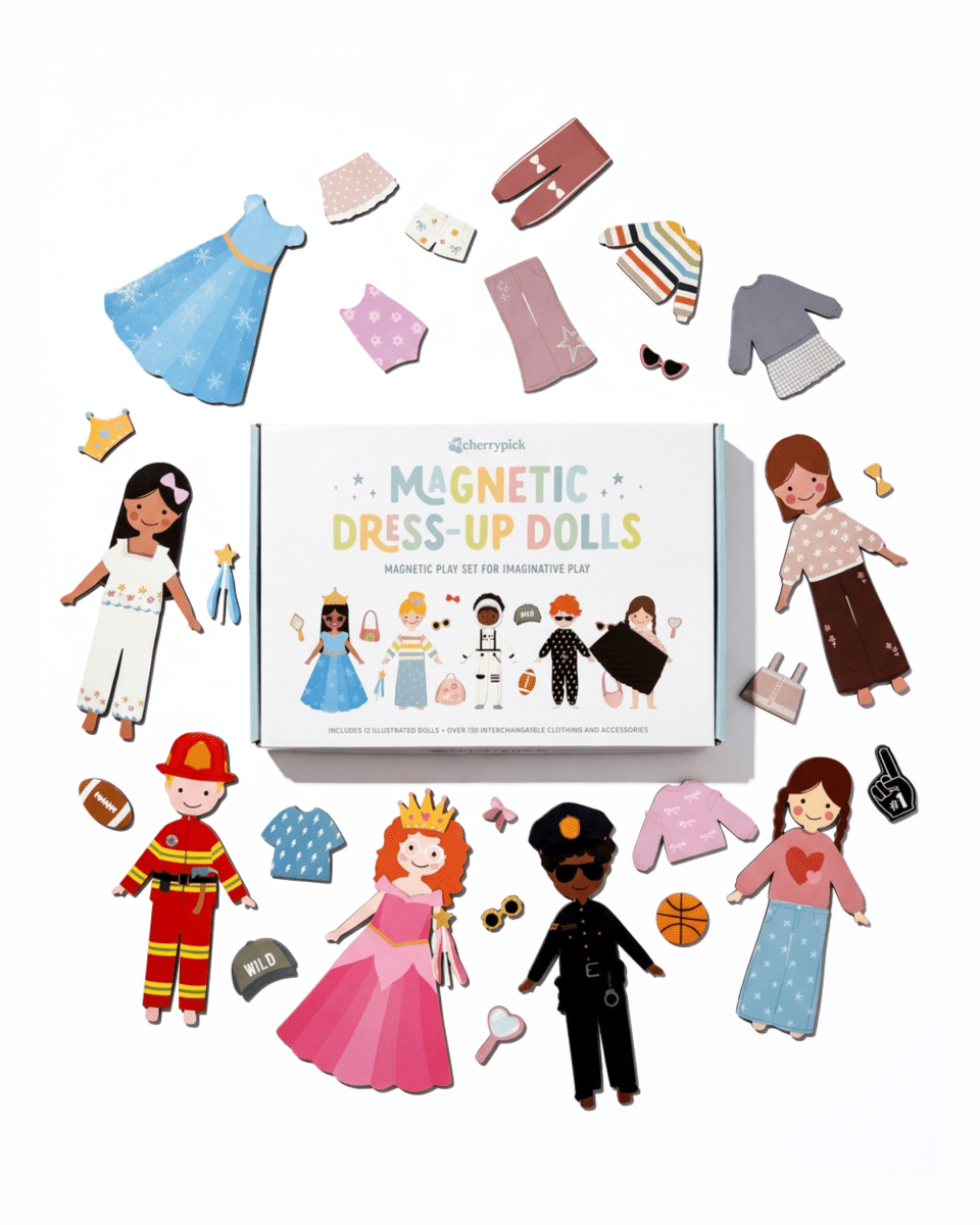 Poupées magnétiques à habiller – 12 personnages et 130+ accessoires -Jeux magnétiques- Boutique LeoLudo-Cherrypick