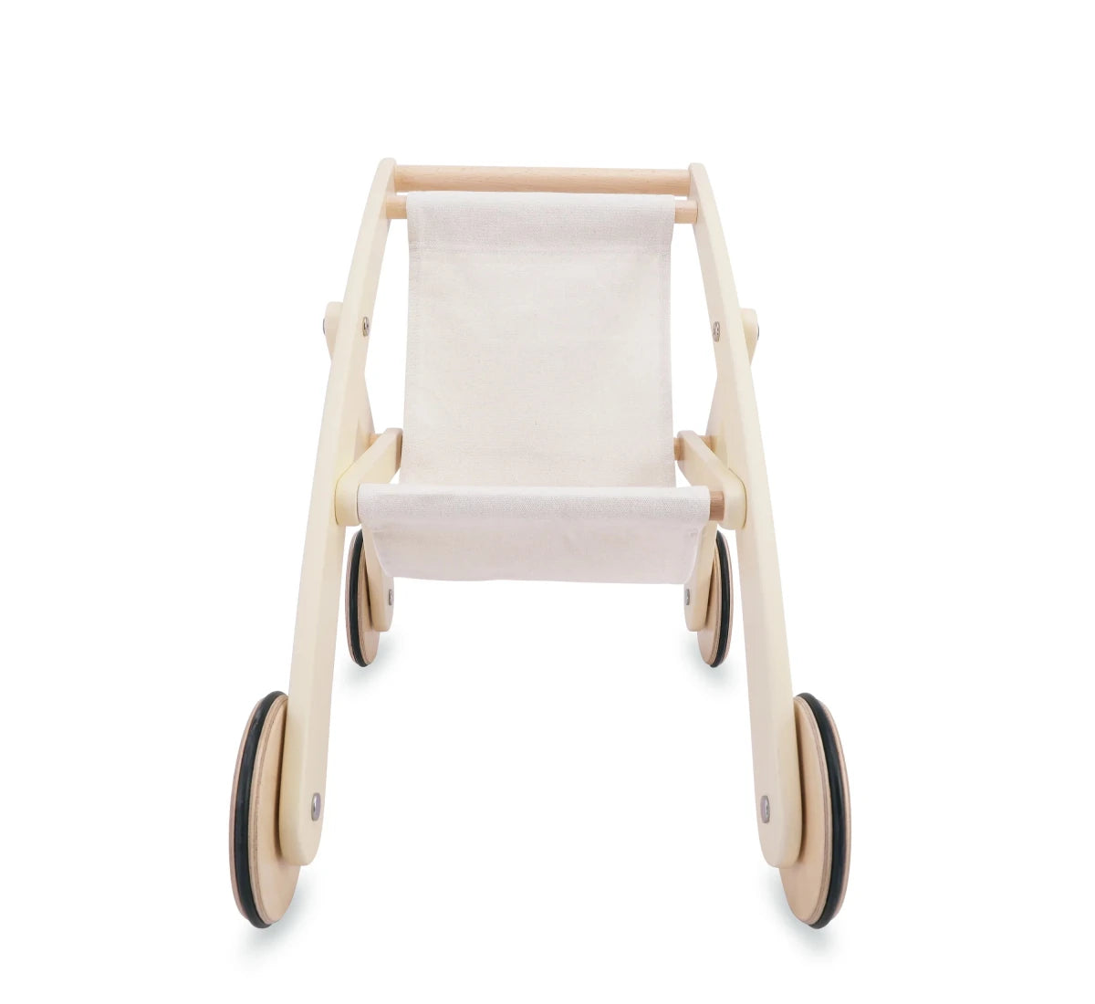 Poussette pour poupée en bois – Kinderfeets - Accessoires poupée - Boutique LeoLudo - Kinderfeets