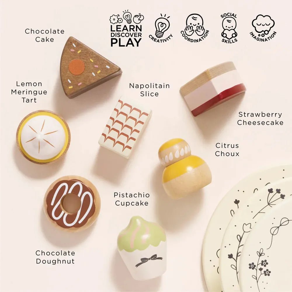 Présentoir à gâteaux trois étages - Jouets d'imitation - Boutique LeoLudo - Le Toy Van