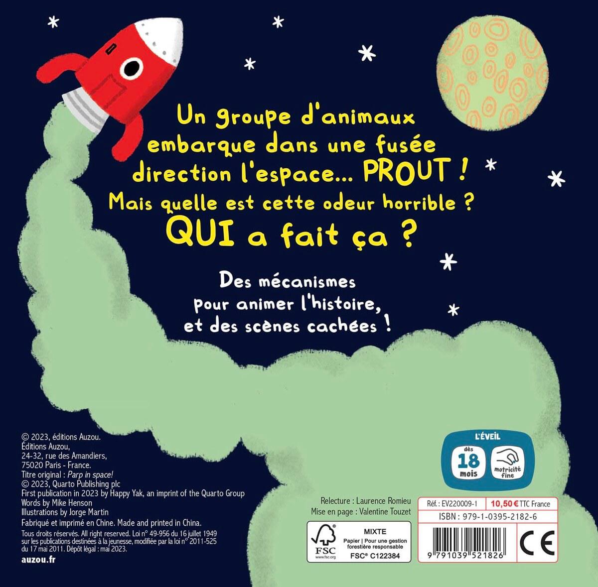 Prout dans l'espace! - Livres - Boutique LeoLudo - Auzou