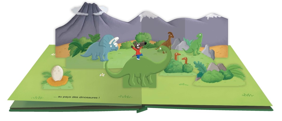 P'tit Loup adore les dinosaures -Livres- Boutique LeoLudo-Auzou