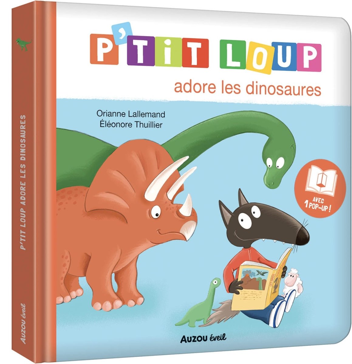 P'tit Loup adore les dinosaures -Livres- Boutique LeoLudo-Auzou