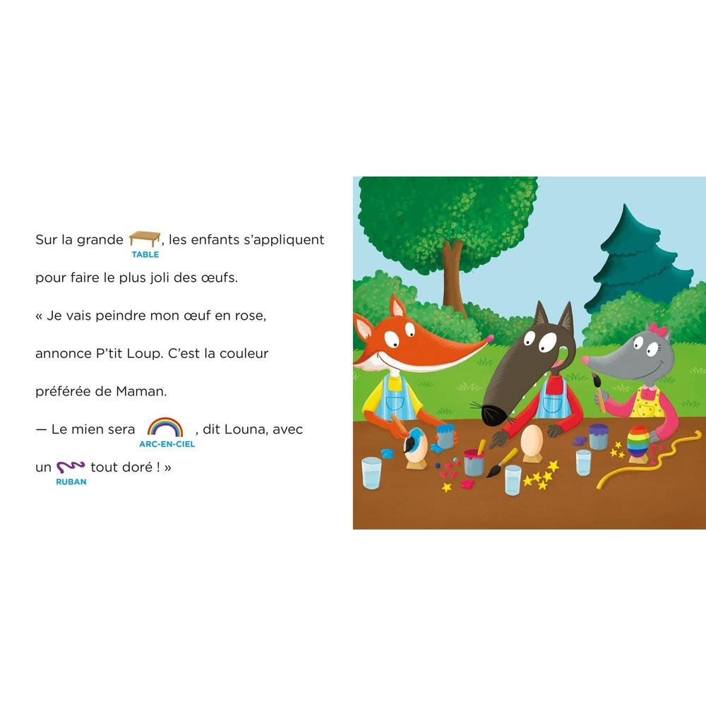 P'tit Loup et la chasse aux œufs de Pâques - Livres d'éveil - Boutique LeoLudo - Auzou