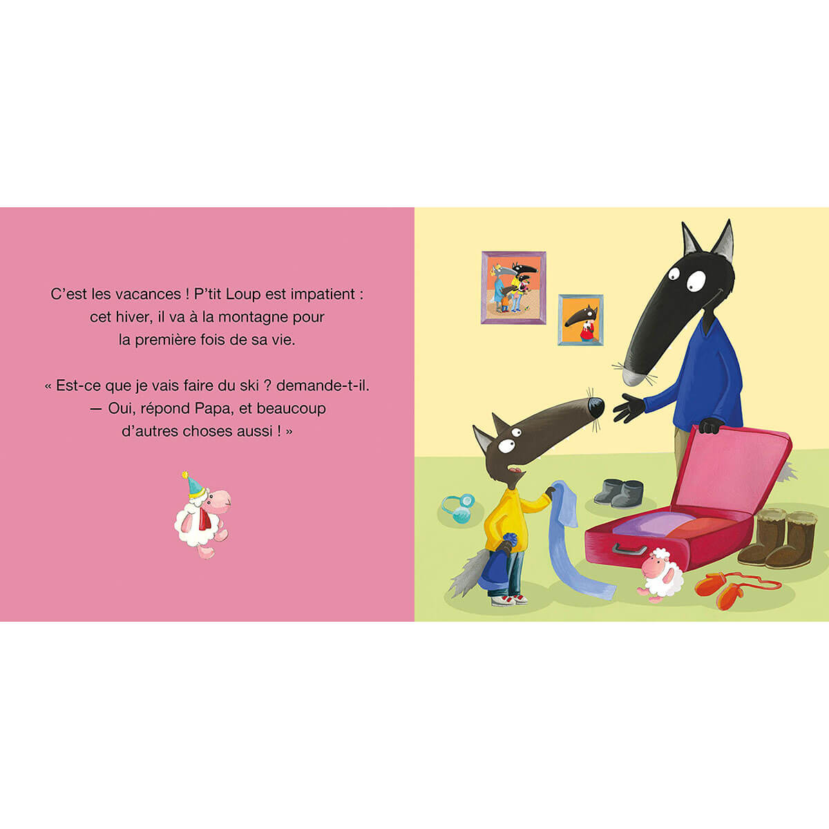 P'tit Loup fait du ski - Livres - Boutique LeoLudo - Auzou