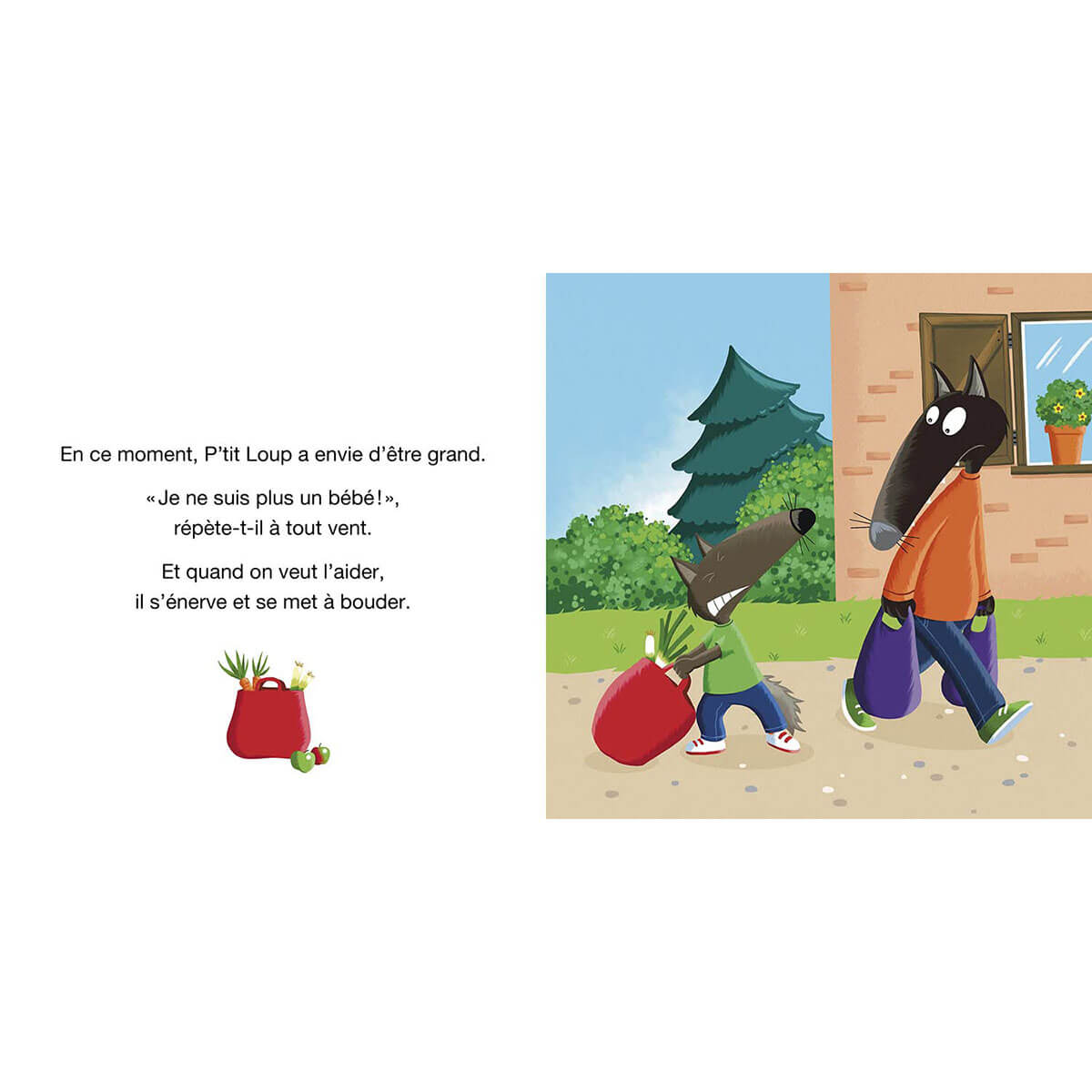 P'tit Loup veut tout faire comme un grand - Livres - Boutique LeoLudo - Auzou