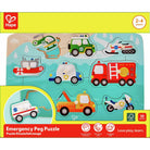 Puzzle bois - Véhicules de construction - Casse - têtes - Boutique LeoLudo - Hape