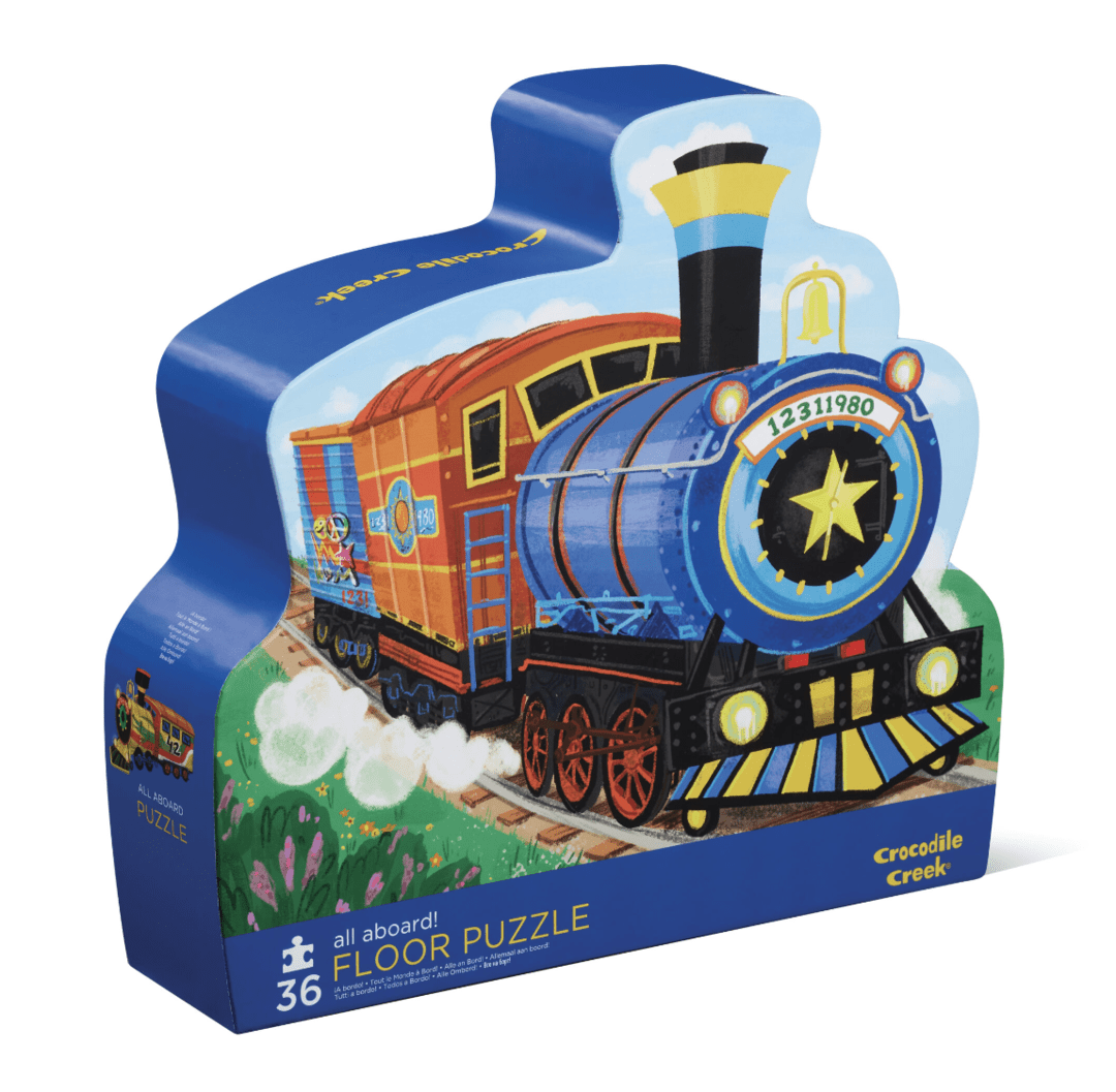 Puzzle de sol - Tous à bord! (36 pcs) - Casse - têtes - Boutique LeoLudo - Crocodile Creek