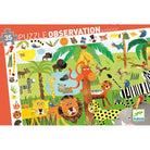 Puzzle d'observation - Jungle (35 pcs) - Casse - têtes - Boutique LeoLudo - Djeco